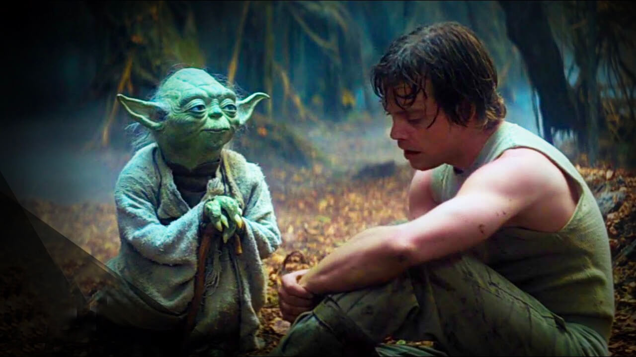 Master Yoda and Luke